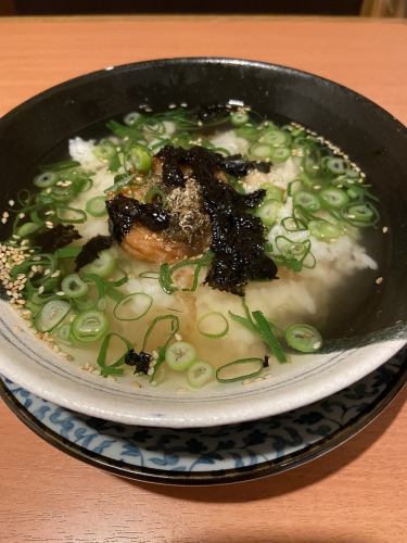 Dashi soup rice