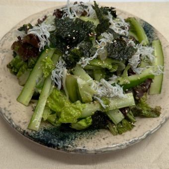 Whitebait and Choregi Salad