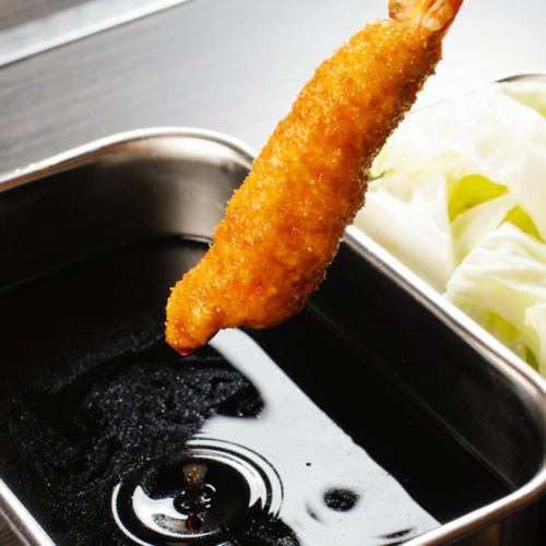 “大阪名物”　串かつ　専門店の旨さ!