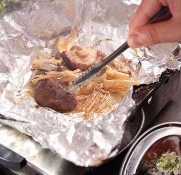 きのこのバターホイル焼き