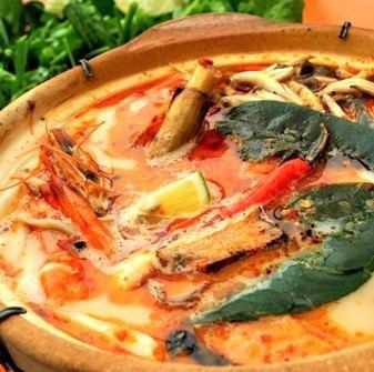 "Lau Hai San" Seafood Thai style hot and sour hot pot (for 2-4 people)