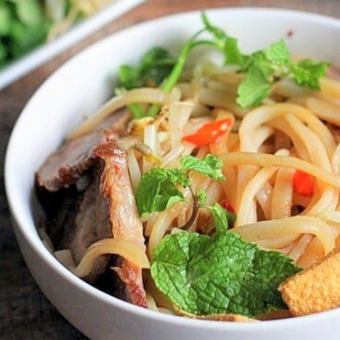 "Cau Lau" Hoi An specialty sweet and spicy pork noodles