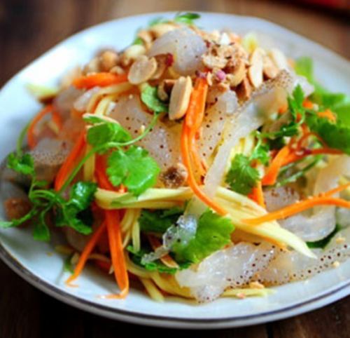 Sweet and sour jellyfish salad