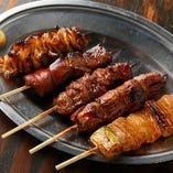 Five skewers