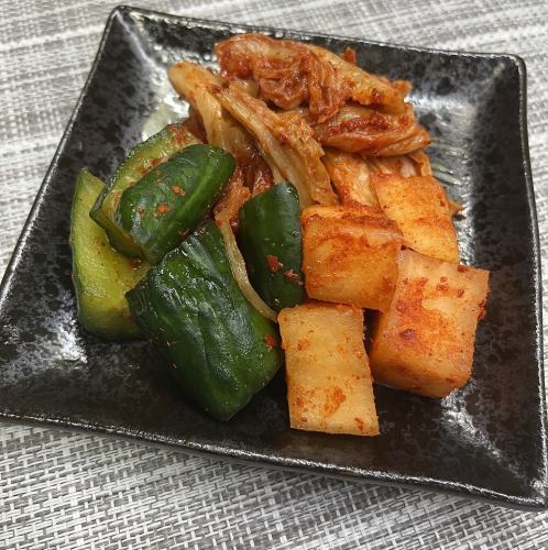 キムチの盛り合わせ
