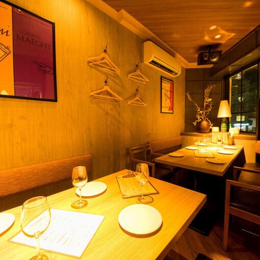 接待・会食やデートにも◎個室のお席も完備しております！