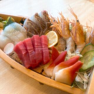 三崎マグロと旬魚！豪快舟盛りコースで宴会を♪