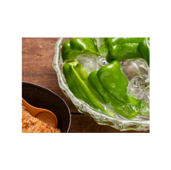 魚味噌 冷やしピーマン