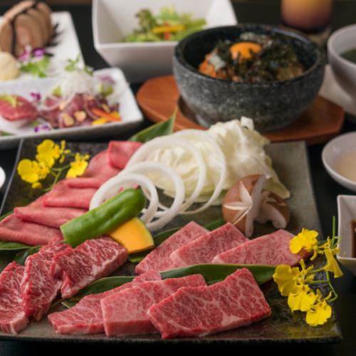 Recommended for parties! Sakamoto Yakiniku course starts at 4,800 JPY (incl. tax)