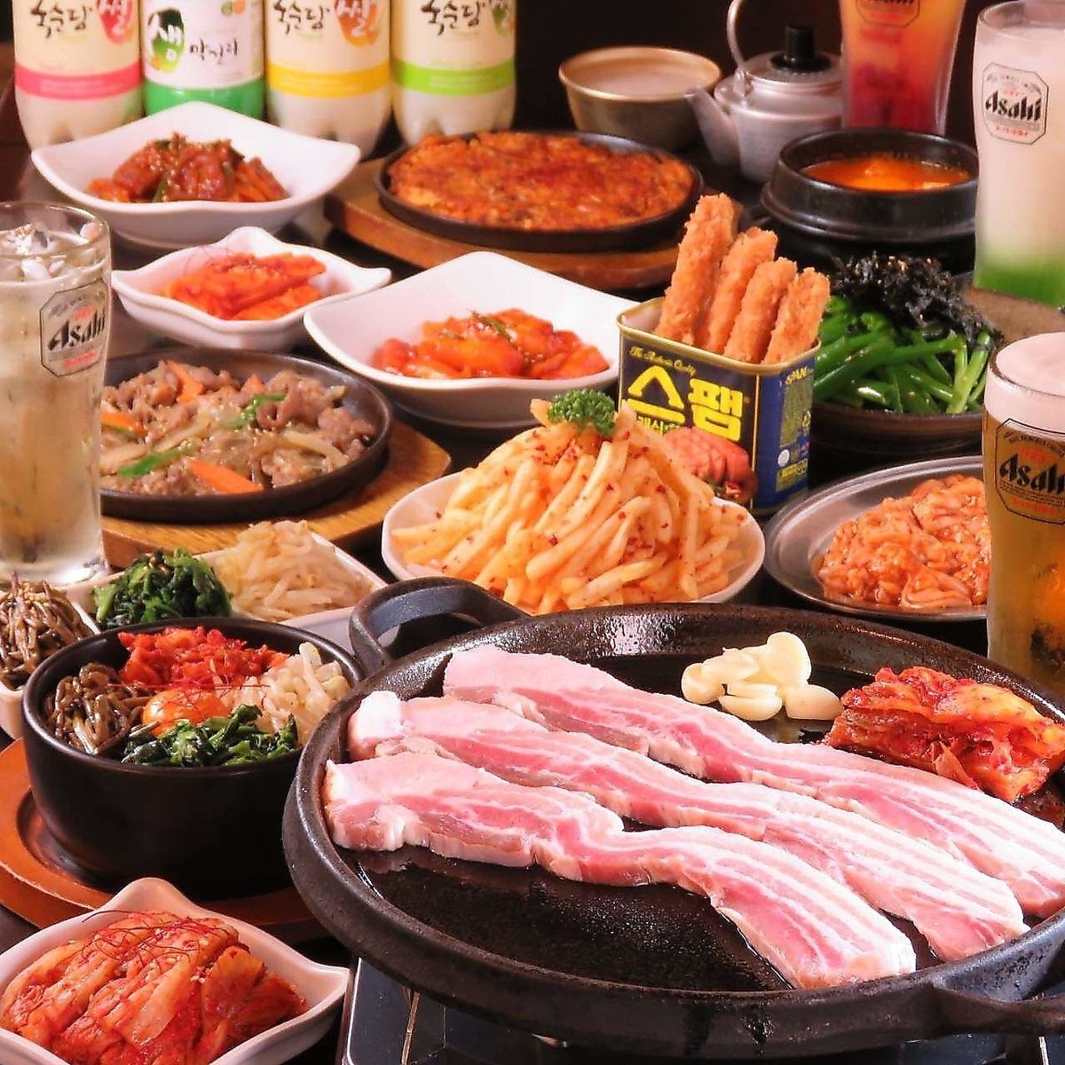 本場韓国の味付け！サムギョプサルやヤンニョムチキンがおすすめ