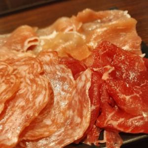 生ハム3種盛り合わせ Sサイズ
