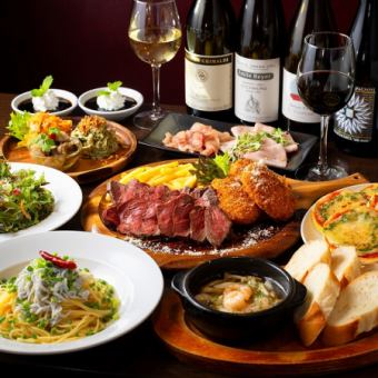 <2時間飲み放題付き> プレミアムコース 5,500円