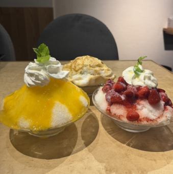 自家製シロップかき氷