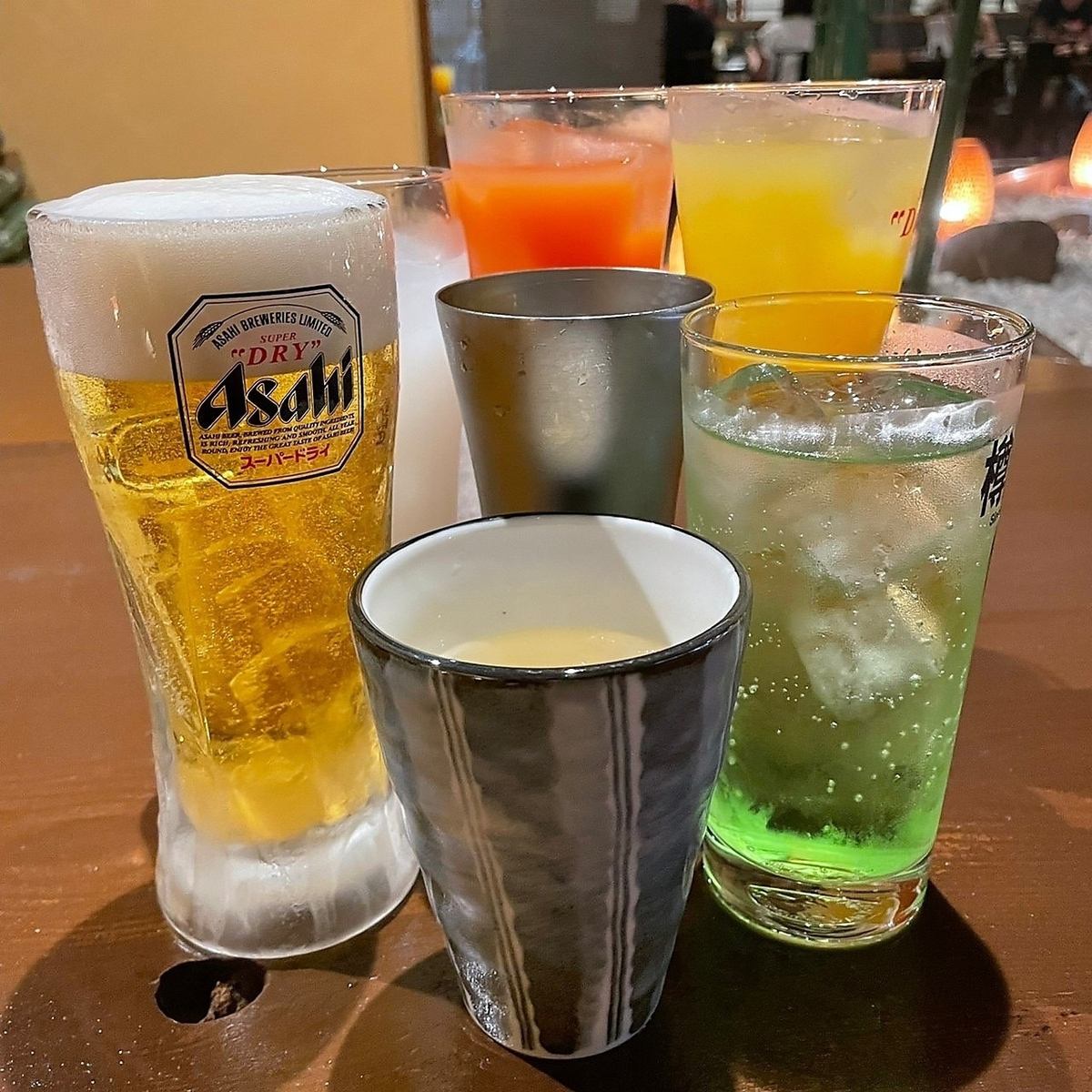 期間限定！単品飲み放題120分1750円！キンキンのビールで乾杯！