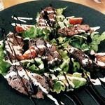 牛ハラミ肉の炙り焼き