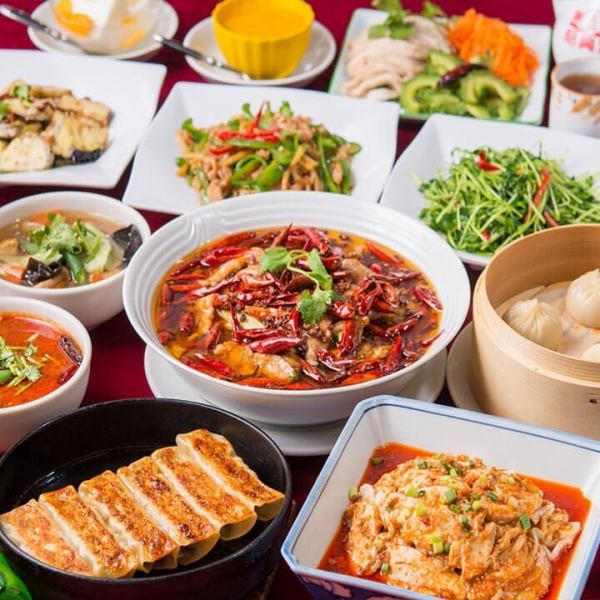 【食べ飲み放題！】本場の中華料理34品+ドリンク27種類の2時間食べ飲み放題コース！4980円(税込)