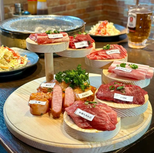 2750日元起，无限量烤肉自助餐。