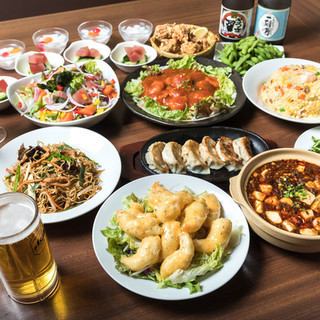 【おすすめ!人気NO.1】自慢手作り焼き餃子+30品料理!2時間食べ飲み放題5000円→4000円(税込)
