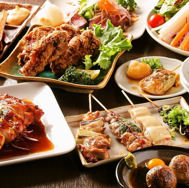 ≪90分飲み放題付きコース≫串焼きをはじめ人気メニューを堪能◎宴会にぜひ！