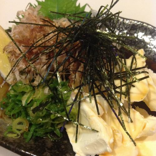 クリームチーズ 和風ポン酢和え