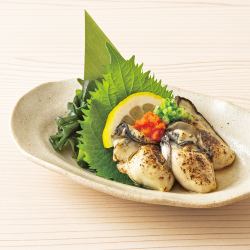 瀨戶內牡蠣烤配醬油