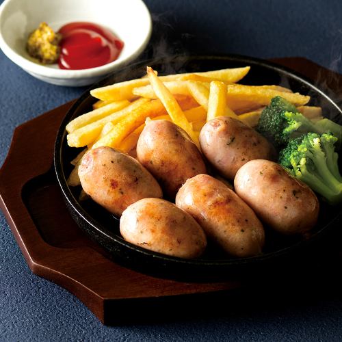 超あらびきウインナー鉄板焼き(6個)