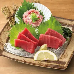 本まぐろ2種とねぎとろの盛合せ