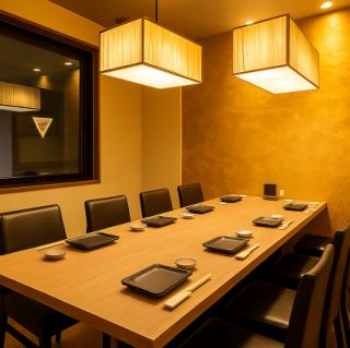落ち着いた完全個室で会社宴会などの大人数での宴会の際は、是非ご利用下さい！※写真はイメージです。