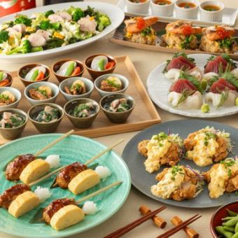 <3/3~>《包廂保證》【雞肉套餐】8道菜，2小時暢飲 ¥4,950（含稅）⇒ ¥4,500（含稅）