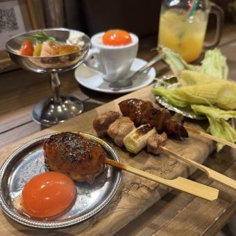 ヒッコリーバードスタンダードコース話題のとろけるバスクチーズケーキつき!