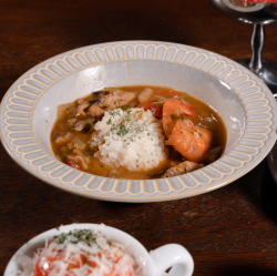 Gumbo soup / Herb rice