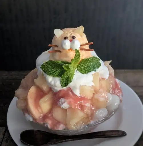 ☆カフェタイム☆夏季限定！ラクーアンクロシェの自家製ミルクかき氷1200円～