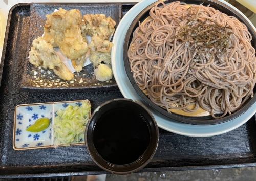 まいたけ天ざるそば