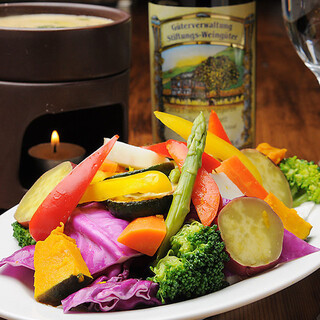 平日女子会コース 2h飲み放題付生ハム食べ放題 バーニャカウダやドルチェが付いてるコース イタリアン酒場 Takeya タケヤ 本川越店