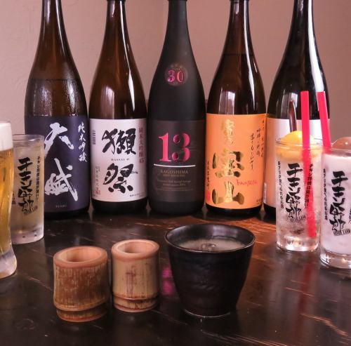 It's not just the food! Enjoy Kagoshima's sake in one go!