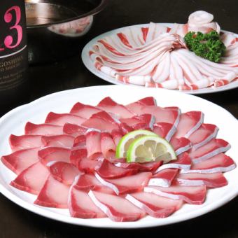 Specialty "Chaburi" x "Kagoshima Black Pork" [Chaburi & Black Pork Double Shabu-shabu Course] 9 dishes + 2 hours [All-you-can-drink] 6,000 yen