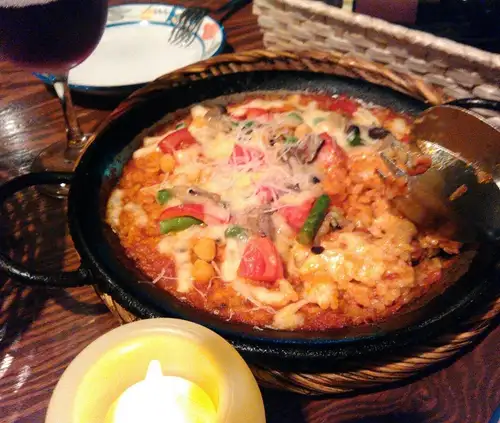 해산물 빠에야가 맛있다 ♪