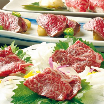 2時間飲み放題付『黒毛和牛ザブトンとイベリコ豚の串焼きコース』6000円→5500円(税込)