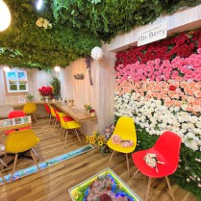 [纪念照] Kiss Berry的纪念照体验☆享受被鲜花包围的商店！SNS☆