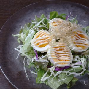 Choregi Salad/Soft-boiled Egg Salad