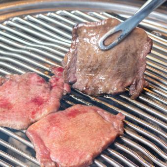 得々満足焼肉コース（A５ランクの和牛カルビ）