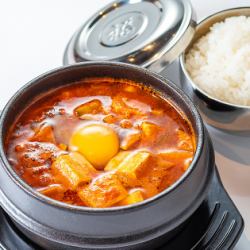 Sun tofu jjigae lunch set