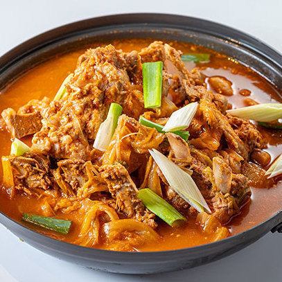 Gamjatang 1 serving lunch set
