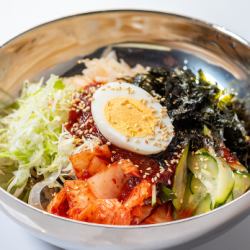Bibim cold noodles lunch set