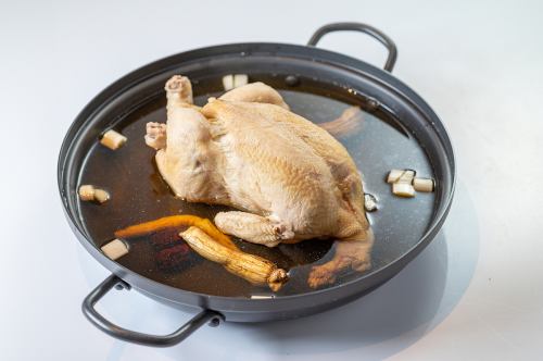 Samgyetang half lunch set