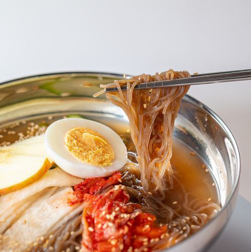 Korean cold noodle lunch