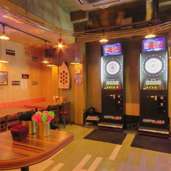 All-you-can-throw darts for 880 yen including charge!