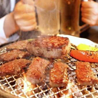 All-you-can-eat and drink 120 minutes★All-you-can-eat domestic beef yakiniku 108 items Standard all-you-can-drink 39 types 5,368 yen