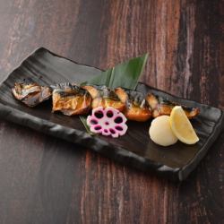 鯖の干物焼き