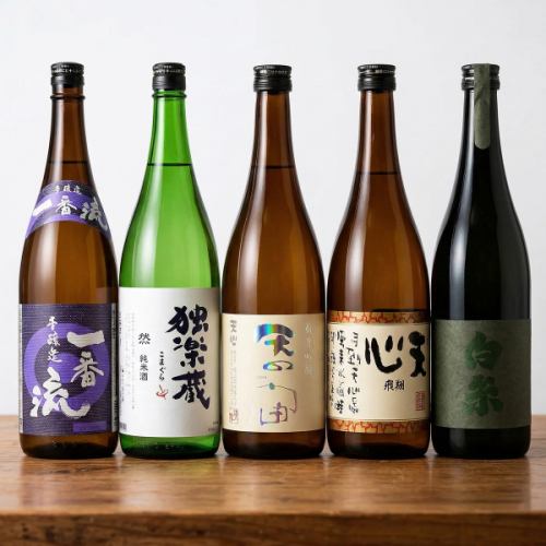 九州料理と楽しむ厳選地酒の品揃え